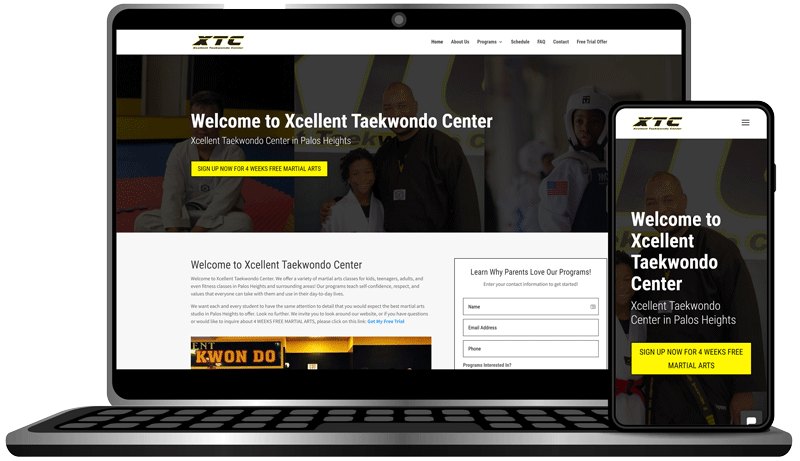 xcellent-taekwondo-center-project-upward-web-agency