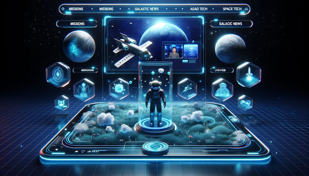 astronaut-futuristic-website