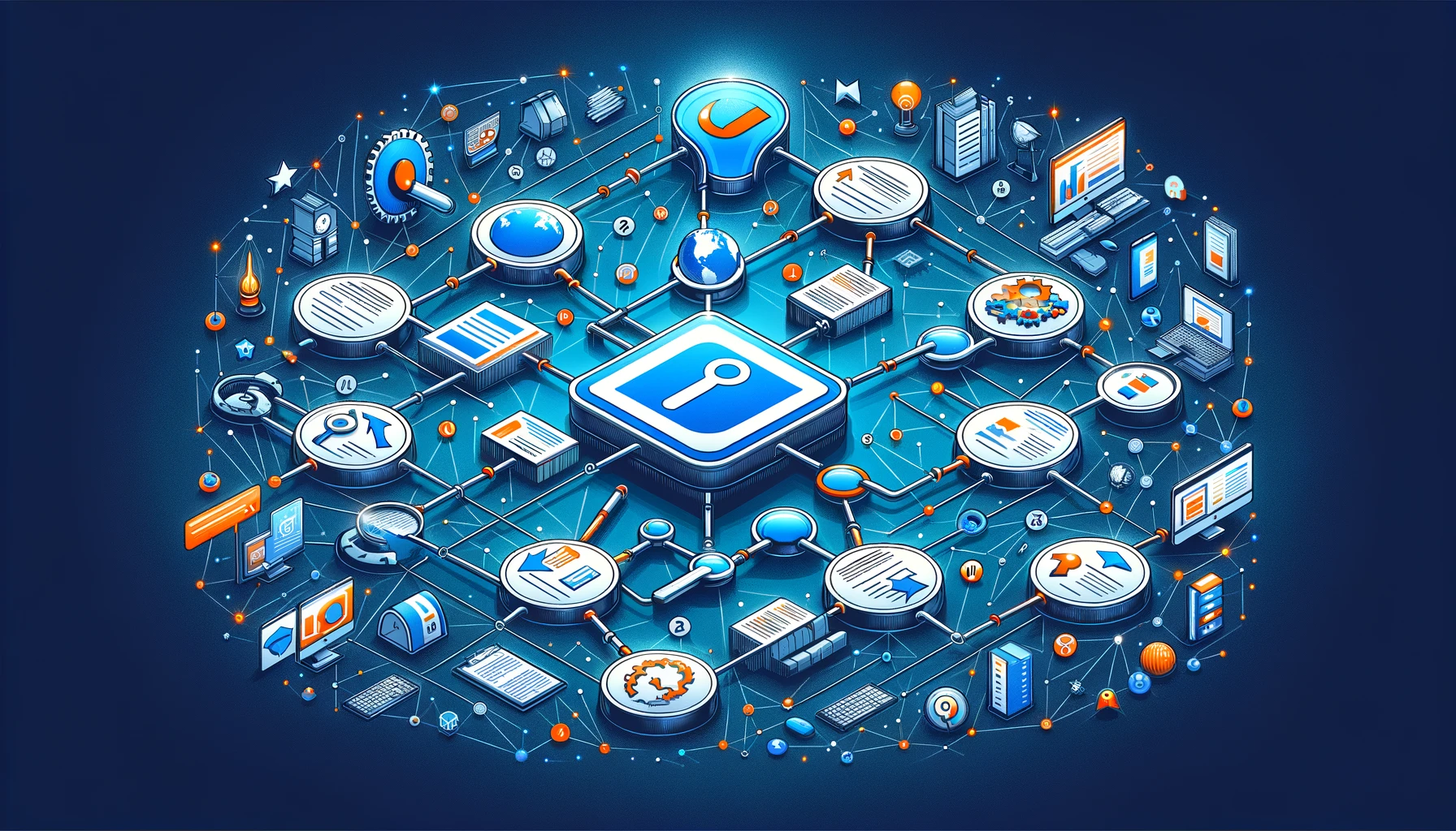 detailed-isometric-illustration-of-SEO-and-link-building-concept-with-connected-web-elements